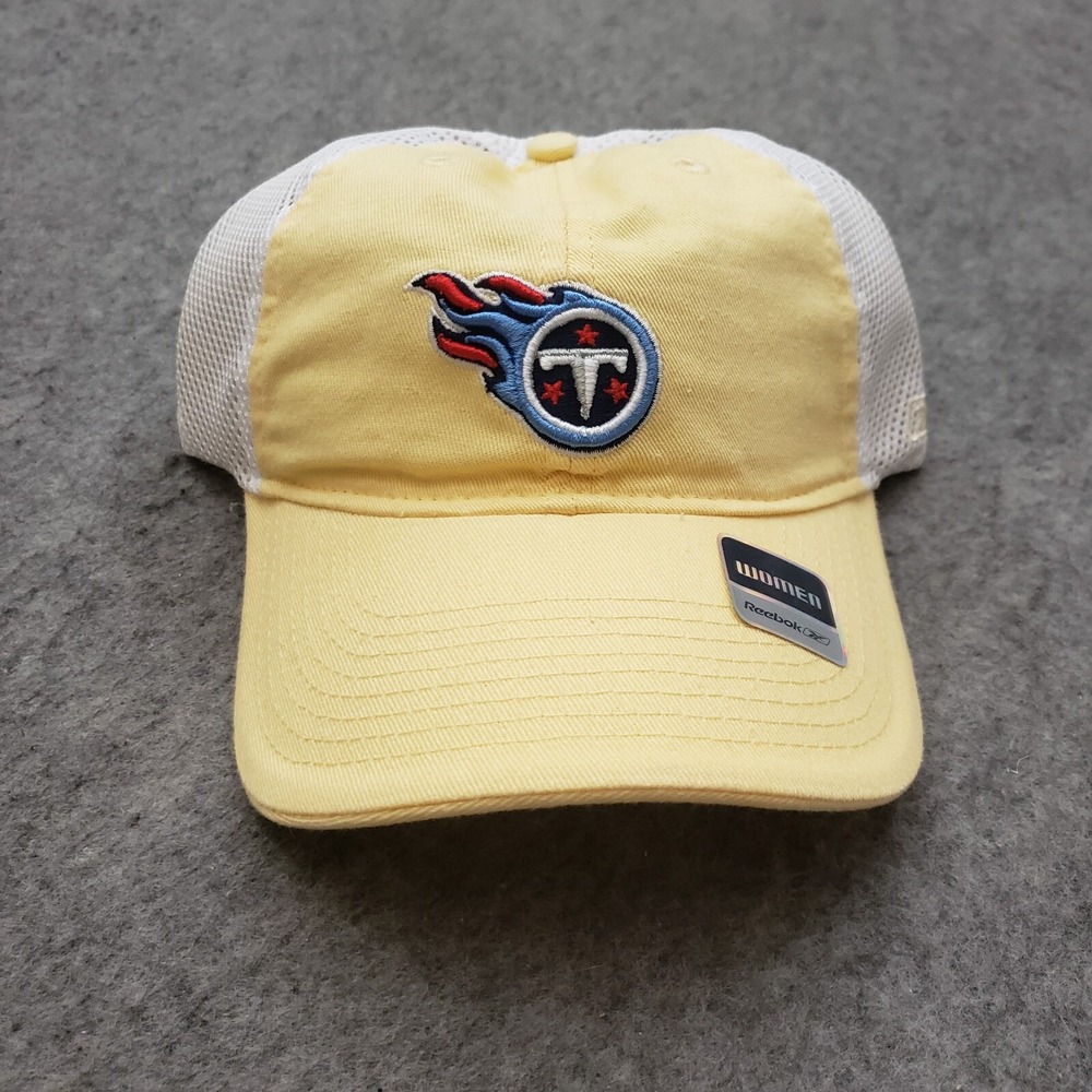 NEW Tennessee Titansβ Hat Cap Womens Yellow Strap Back NFL Football Logo Reebok